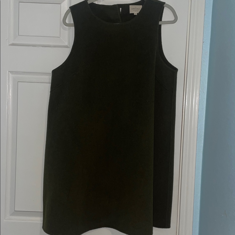 Sezane Nicia Dress Garden Green - Size 12